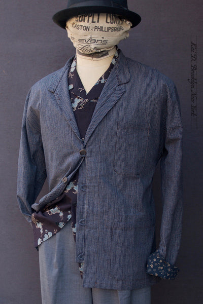 O'Hara Shirt - Antique Cotton Linen Stripe - S, M, L, XL