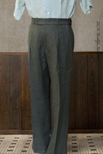 Journeyman Trousers - Stone Washed Belgian Linen - 30, 32, 34, 36