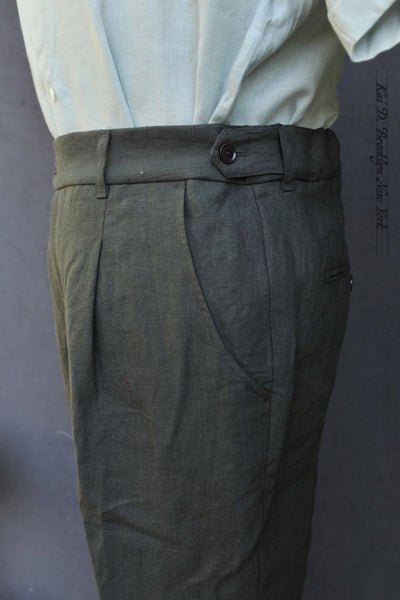 Journeyman Trousers - Stone Washed Belgian Linen - 30, 32, 34, 36