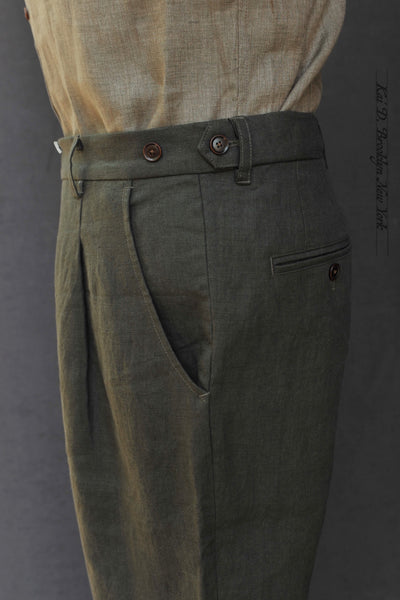 Journeyman Trousers - Arabica Heavy Linen - 30