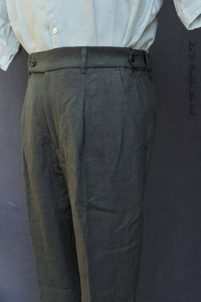 Journeyman Trousers - Stone Washed Belgian Linen - 30, 32, 34, 36