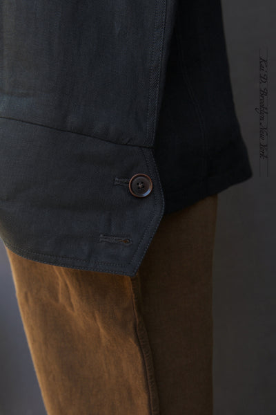 Artisan Field Jacket - Japanese Black Linen - S, M, L, XL, XXL