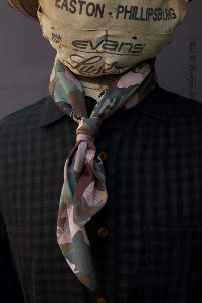 Neckerchief / Head Scarf - Artistic Camouflage