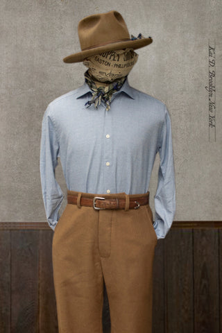 Aspen Flannel Shirt - Aspen Blue - 40, 42, 43, 44, 46