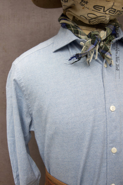 Aspen Flannel Shirt - Aspen Blue - 40, 42, 43, 44, 46