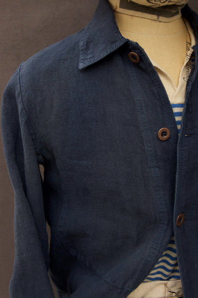 No. 5 Linen Jacket - Azure Blue -  44(M), 46 (L)