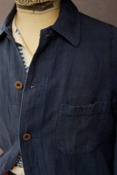 No. 5 Linen Jacket - Azure Blue -  44(M), 46 (L)