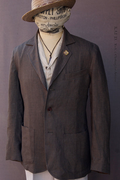 Shoemaker's Jacket - Ultra Light Belgian Linen - M, L