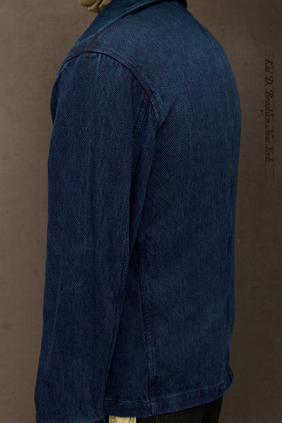 Skillman Jacket - Beaded Sashiko Cotton - S, M, L, XL, XXL