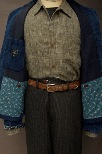 Skillman Jacket - Beaded Sashiko Cotton - S, M, L, XL, XXL