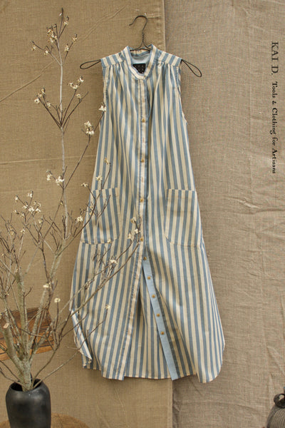 Colleen Dress - Lux Touch Bengal Stripe - S