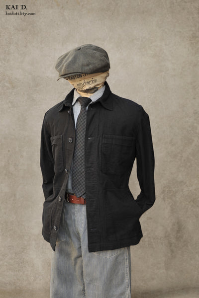 Bertram Work Jacket - Black - M