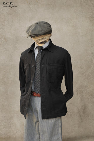 Bertram Work Jacket - Black - M