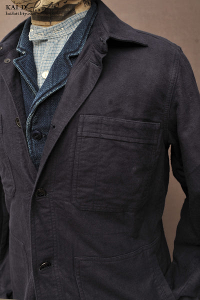 Bertram Work Jacket - Navy - M, XL