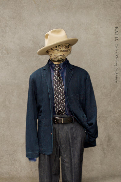 Beuys Jacket - Indigo Tweed - M, L, XL, XXL
