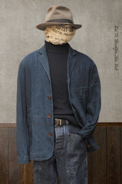 Beuys Jacket - Indigo Tweed - M, L, XL, XXL