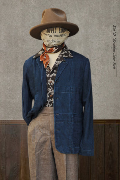 Beuys Jacket - Indigo Tweed - M, L, XL, XXL