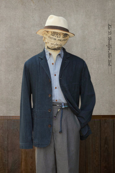 Beuys Jacket - Indigo Tweed - M, L, XL, XXL
