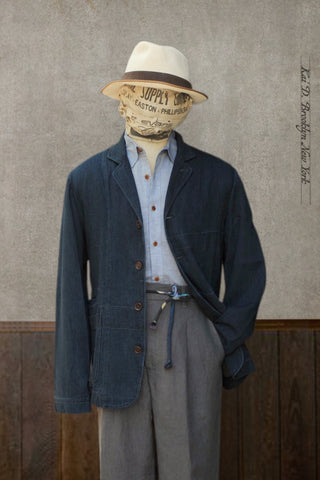 Beuys Jacket - Indigo Tweed - M, L, XL, XXL