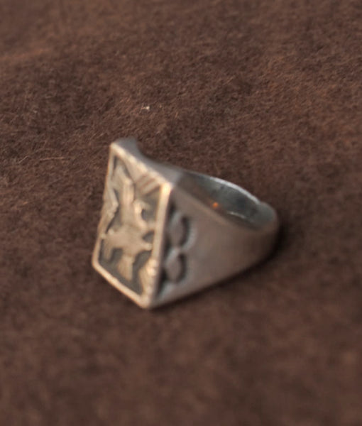 Vintage Signet Ring - Native American Bird - Size 10