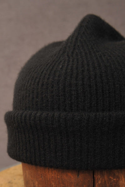 Mongolian Cashmere Beanie - Black
