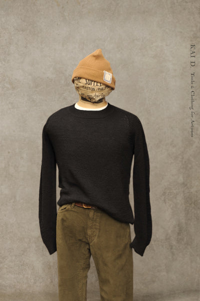 Santi Sweater - Baby Alpaca - Black - 2, 3, 4