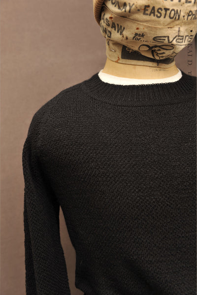 Santi Sweater - Baby Alpaca - Black - 2, 3, 4