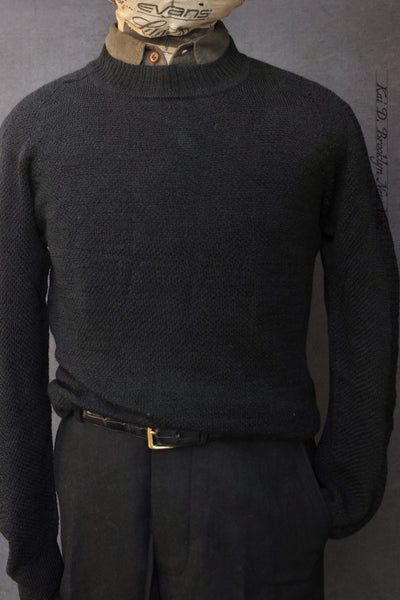 Santi Sweater - Baby Alpaca - Black - 2, 3, 4
