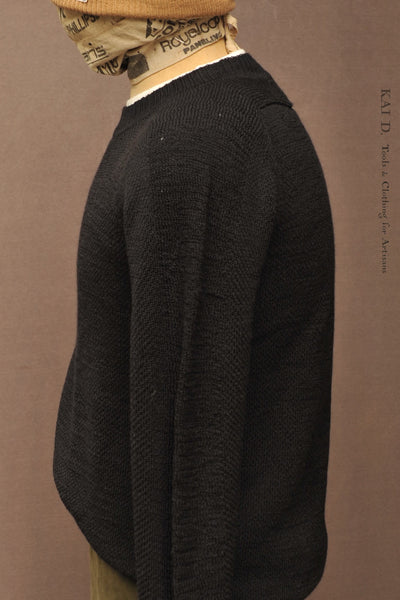 Santi Sweater - Baby Alpaca - Black - 2, 3, 4