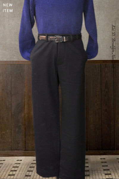 Bosun Pants - Angora Wool Blend - Black - 30, 32, 36