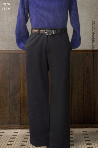 Bosun Pants - Angora Wool Blend - Black - 30, 32, 36