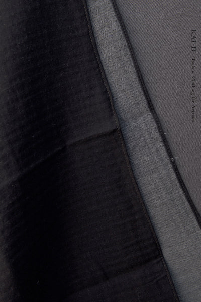 Cotton Large Bandana - Soft Double Gauze Cotton - Black