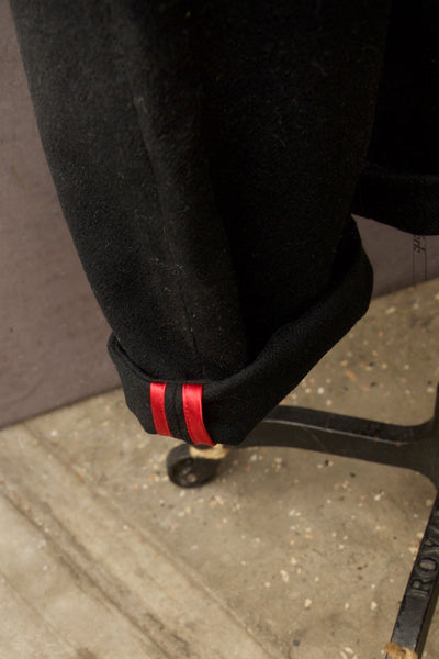 Wool Cashmere Boro Trousers - Black - 34 (NO RETURN)