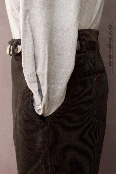 Bosun Pants - Japanese Corduroy - Black - 30, 32, 34, 36