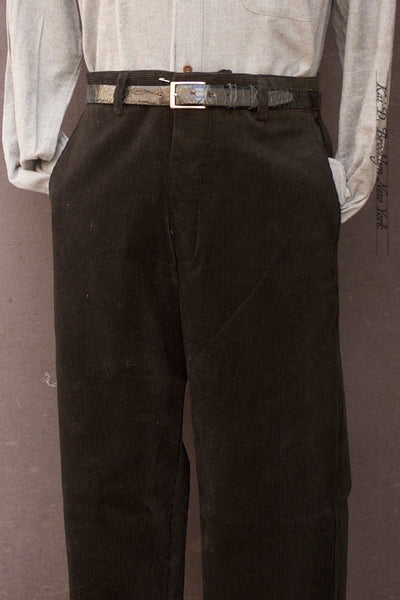 Bosun Pants - Japanese Corduroy - Black - 30, 32, 34, 36