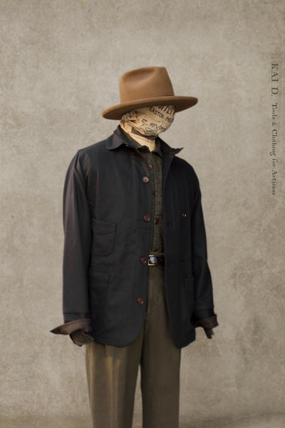 Degas Work Jacket - Wool Cashmere - Black - M, L, XL, XXL (NO RETURN)
