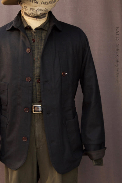 Degas Work Jacket - Wool Cashmere - Black - M, L, XL, XXL (NO RETURN)