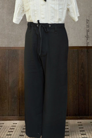 Le Nervi Trousers - Seersucker - 30, 32, 34, 36