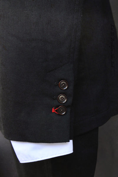 Shoemaker's Jacket - English Wool Flannel - Black - M, L