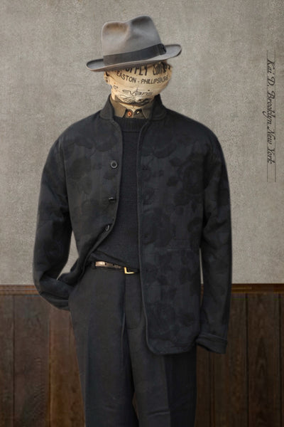 Erling Jacket - Black Flower - M, L, XL
