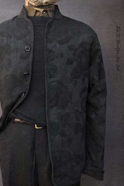 Erling Jacket - Black Flower - M, L, XL