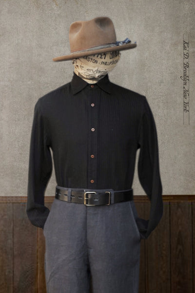 Delancey Shirt - Corrugated Double Gauze Cotton - S, M, L, XL, XXL