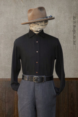Delancey Shirt - Corrugated Double Gauze Cotton - S, M, L, XL, XXL