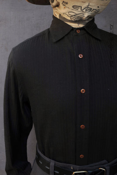 Delancey Shirt - Corrugated Double Gauze Cotton - S, M, L, XL, XXL
