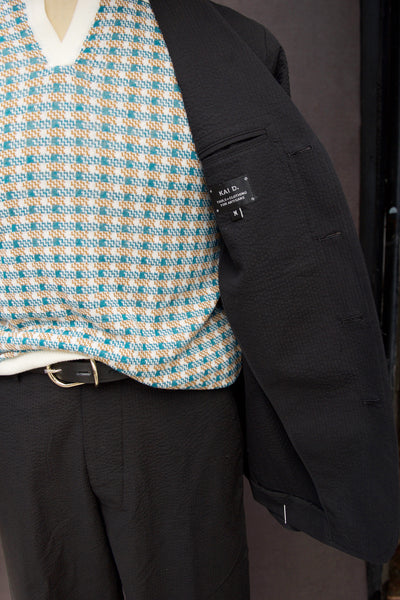 Ginsberg Jacket (Relaxed Fit) - Japanese Seersucker - S, M, L, XL