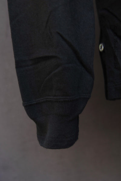 Jonas Long Sleeve Henley - Black - S, M, L