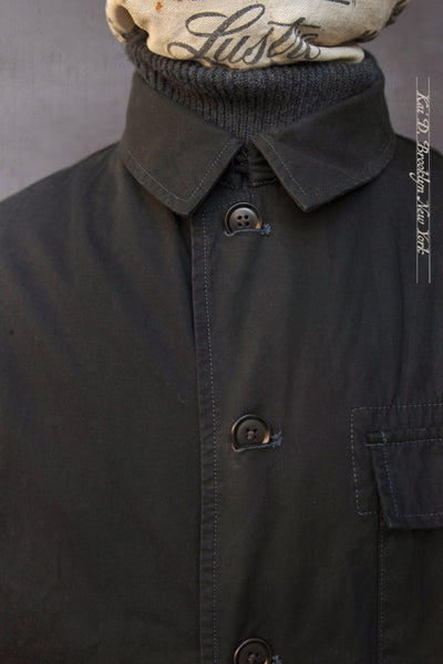 Journeyman Field Jacket - Black Dry Waxed Cotton - S, M (NO RETURN)