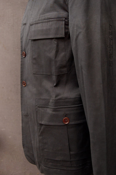 Journeyman Field Jacket - Coated Stretch Cotton - M, L