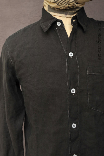 Builder Over Shirt - Overdyed Black - M, L (NO RETURN)