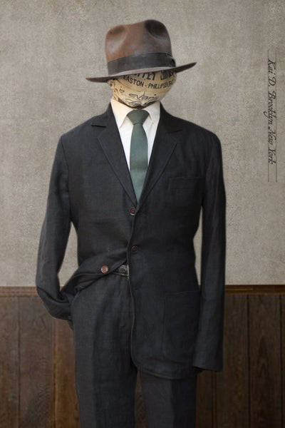 Shoemaker's Jacket - Crosshatched Linen Twill - M, L, XL